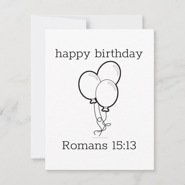 coloriez votre propre carte plat (Devant)