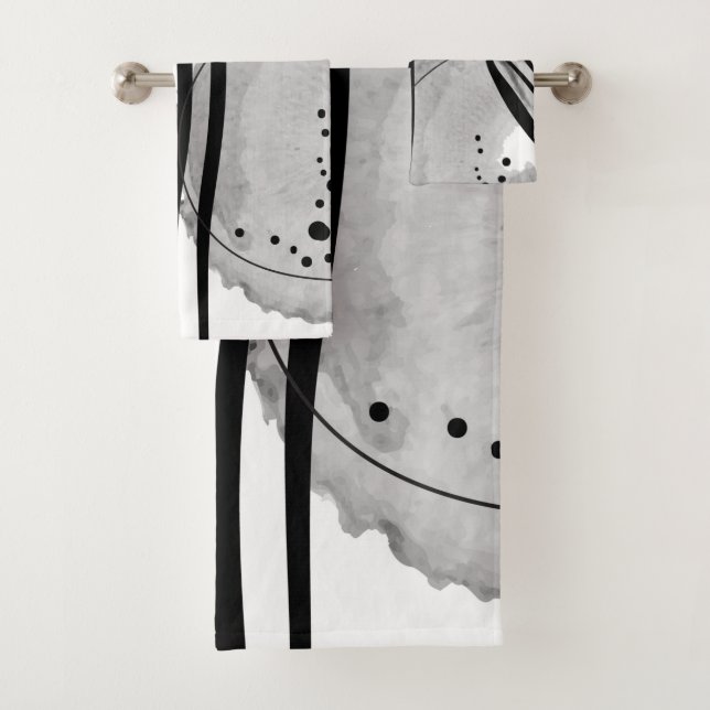 Colorless Abstract Watercolor Two (En situation)