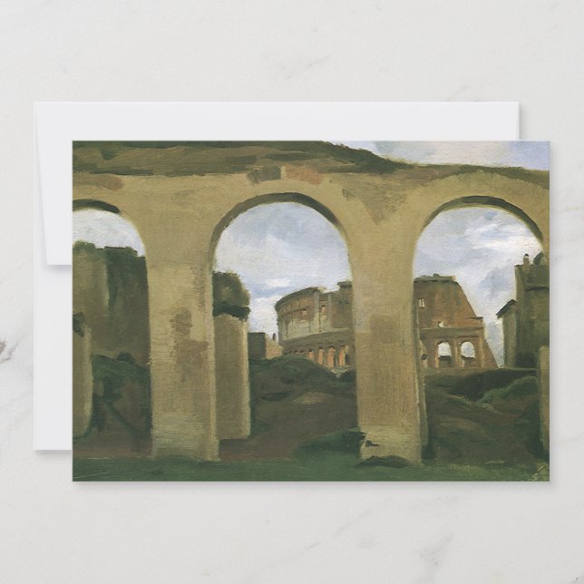 Colosseum vu à travers les arcades à Rome, Italie (Devant)