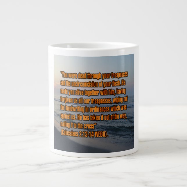 Colossians 2:13-14 WEBU Mug (Devant)