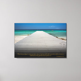 Colossiens 3:12 La Bible chrétienne Verse Toile Ar