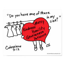 Colossiens 3:12 Poster du Coeur Rouge