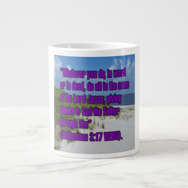 Colossiens 3:17 WEBU Mug (Devant)