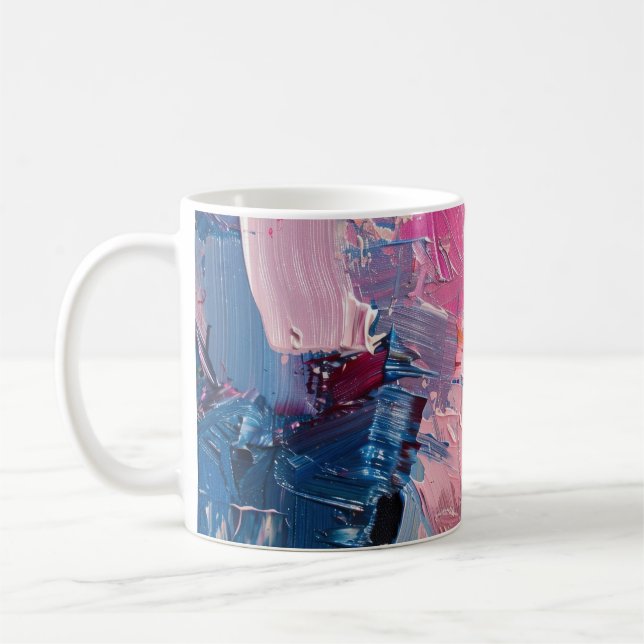 Colour Rush Abstract Oil Paint III Mug (Gauche)