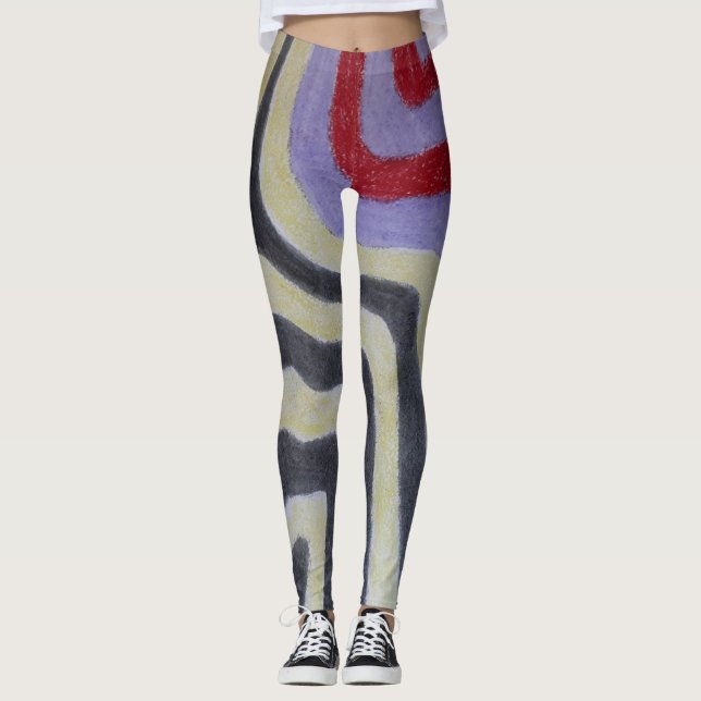 Coloured Waves Leggings (Devant)