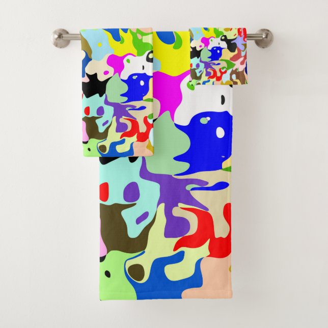 Colourful Abstract Art Design (En situation)