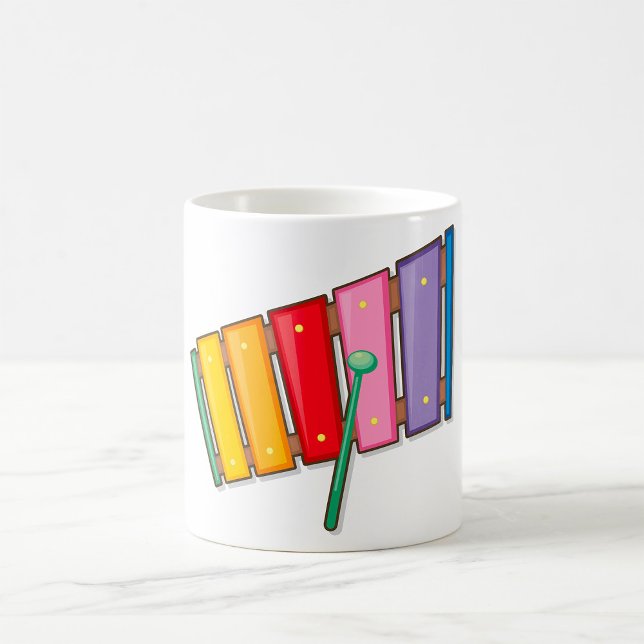 Colourful Xylophone Instrument Coffee Mug (Créateur téléchargé)