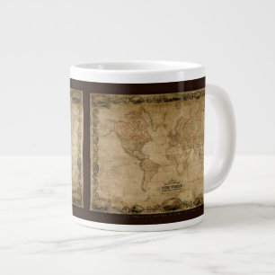 Colton's Old World Map Jumbo Soup Mug
