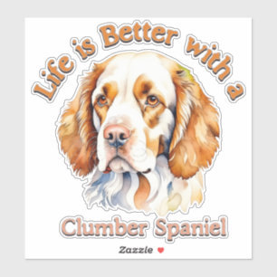 Columber Spaniel Lover Sticker autocollant