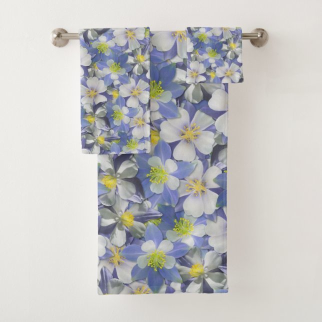 Columbines Motif sans couture (En situation)