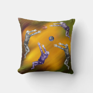 Combat de balle abstrait Coussin