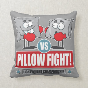 Combat de coussin !
