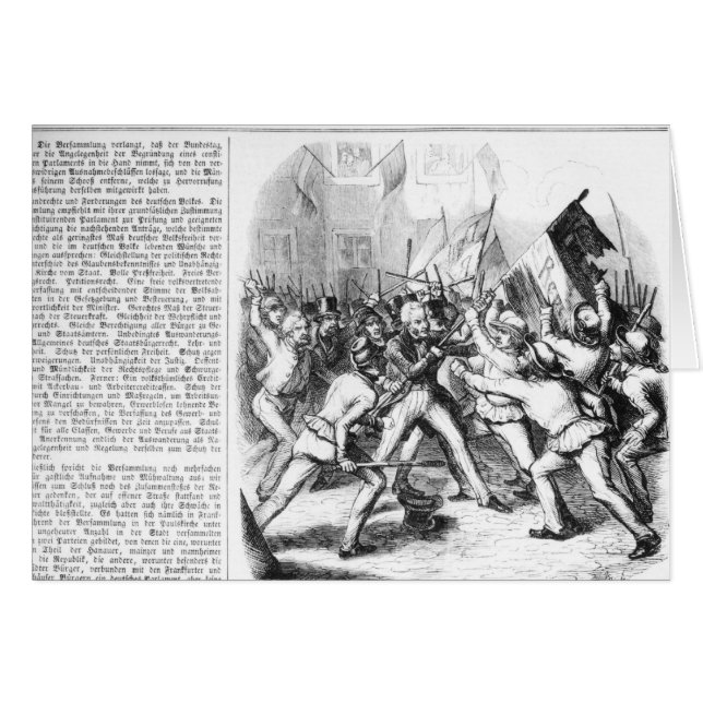 Combat entre les républicains et le Parlement (Devant horizontal)