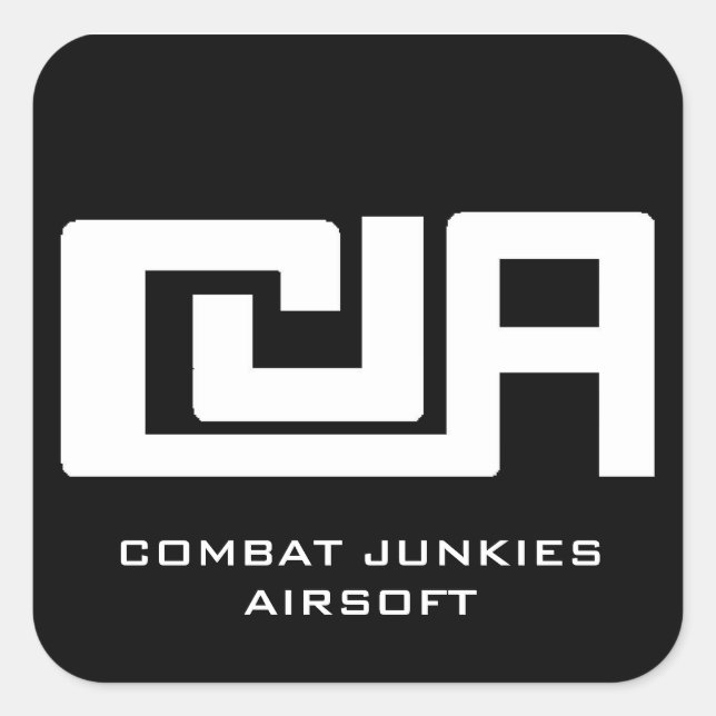 Combat Junkies Autocollant Airsoft (Devant)