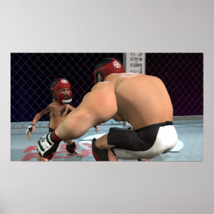Combat mixed martial art - Petite affiche