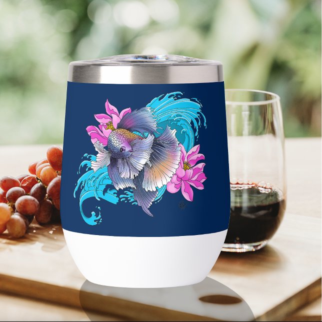 Combattant du Siam Lotus Vagues Bleu (Créateur téléchargé)
