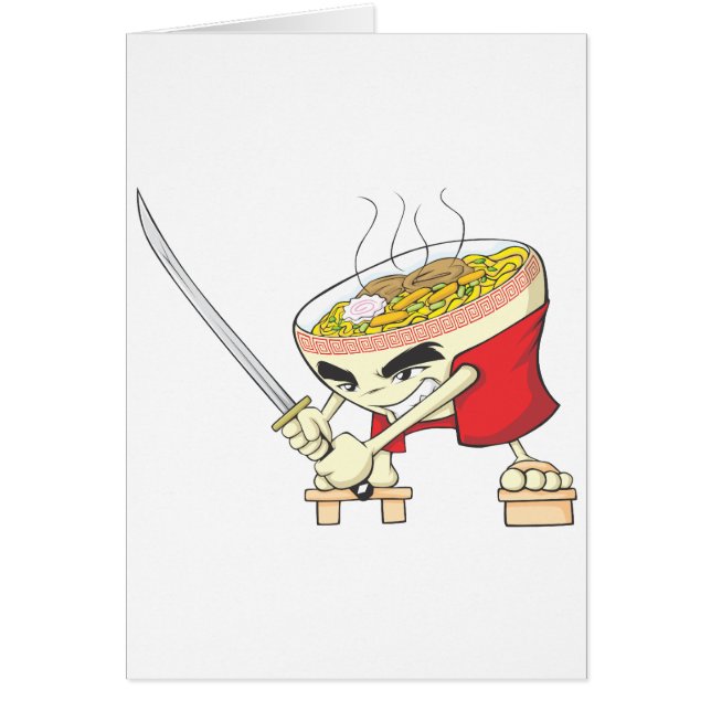 Combattant japonais de soupe de nouilles avec (Devant)