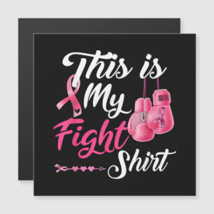 Combattant Ruban Rose Contre Cancer Sein Boxe