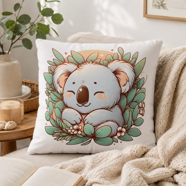 Combattre avec notre adorable Coussin à peluche Ko (Snuggle Up with Our Adorable Koala Plush Pillow)
