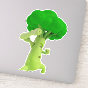 Combattre Broooccccooolllliiii! Sticker Broccoli