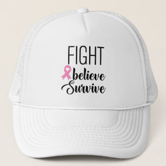 Combattre et croire le Casquette du cancer