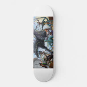 Combattre le skateboard du dragon noir