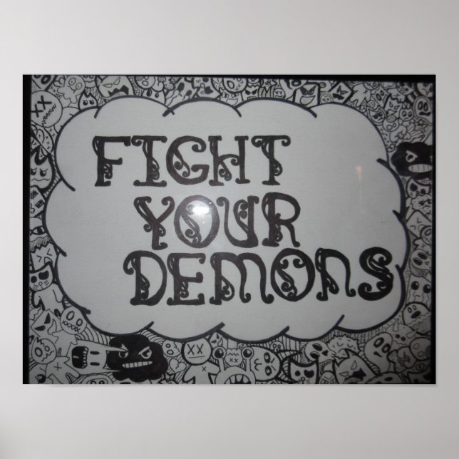 Combattre votre affiche Démons (Devant)