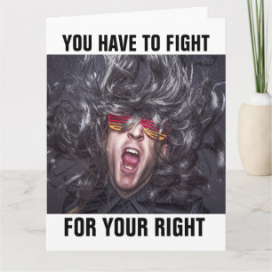 COMBATTRE VOTRE BONNE CARTE D'ANNIVERSAIRE DES ANN