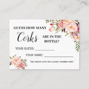 Combien de bouchons jeu anglais espagnol carte de