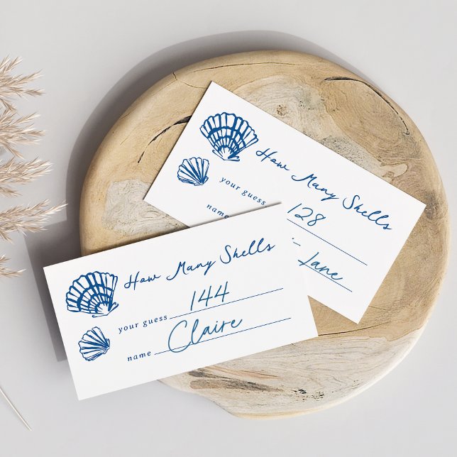 "Combien de coquilles" - Devinant la carte de jeu (Créateur téléchargé)