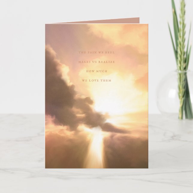 Combien nous les aimons Carte de Sympathie (Devant)