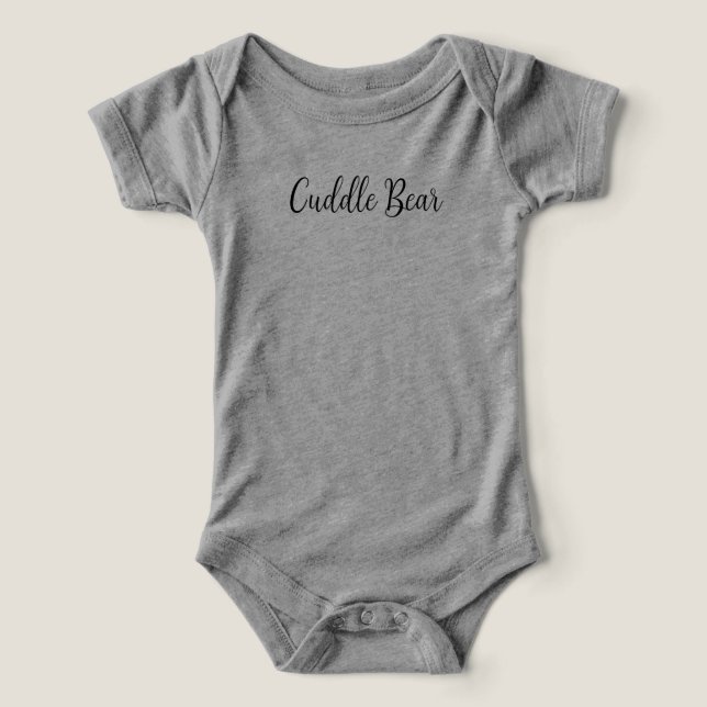 Combinaison bébé mignonne  (Design Recto)