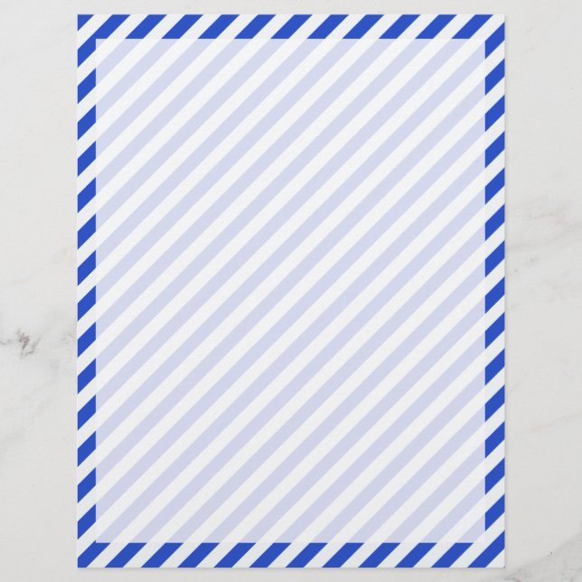 Combinaison de rayures bleu royal par Shirley Tayl (Devant)