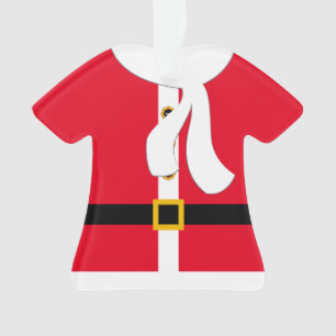Combinaison Père Noël Rouge Avec Boutons Noël Pers