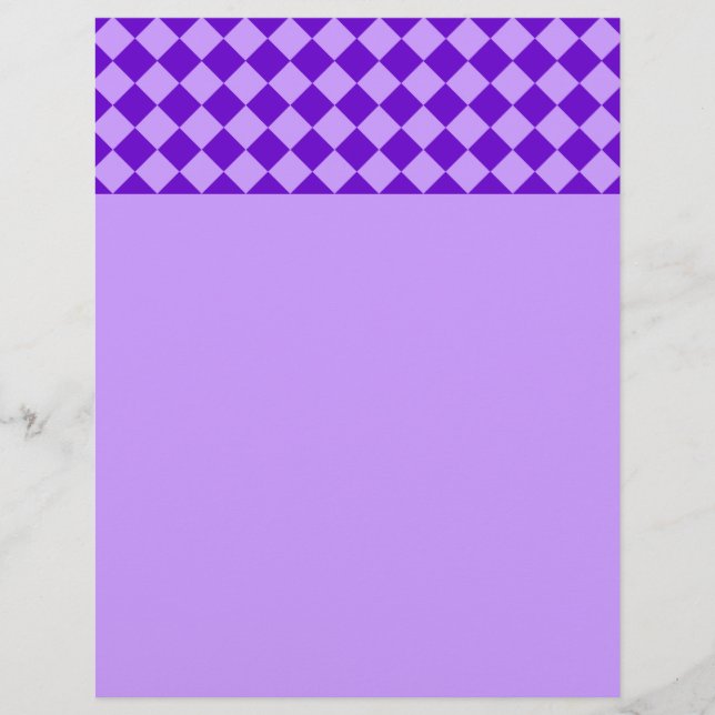 Combinaison violette motif diamant par STaylor (Devant)