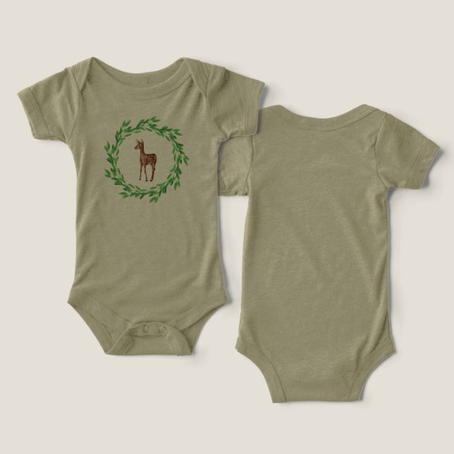 Combinaisons en coton unisex pour bébé (Design Recto & Verso)