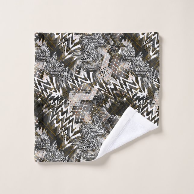 Combiné, ethnique, africain. (Gant de toilette)