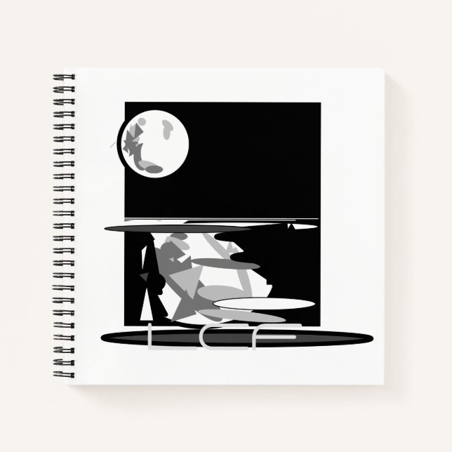 Combiner un carnet de notes et un journal d'écritu (Devant)