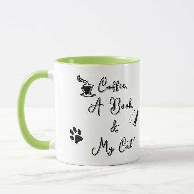 Combo Mug 11 oz (light green) (Gauche)