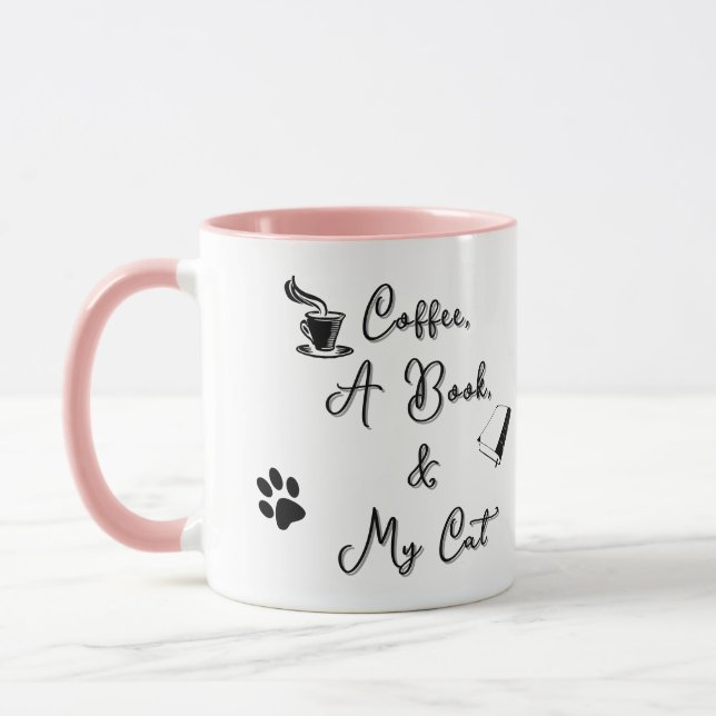 Combo Mug 11 oz (pink) (Gauche)