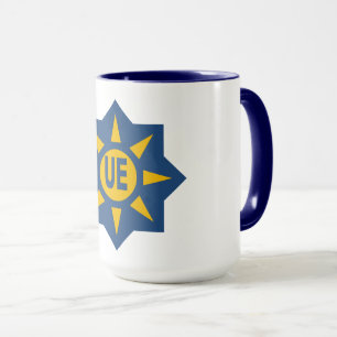 Combo mug 444 g blanc/ bleu marine UE