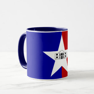 Combo Mug avec le drapeau de San Antonio