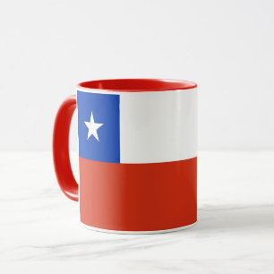 Combo Mug avec le drapeau du Chili