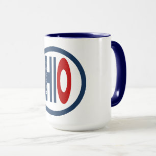 Combo Mug blanc/bleu marine OHIO SOCCER