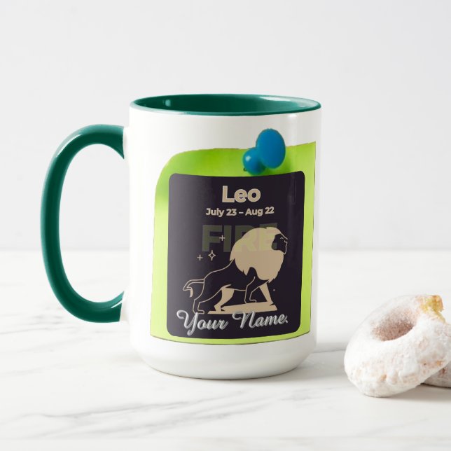 Combo Mug M05 #PinnedMyZodiac ! Leo (Avec donut)