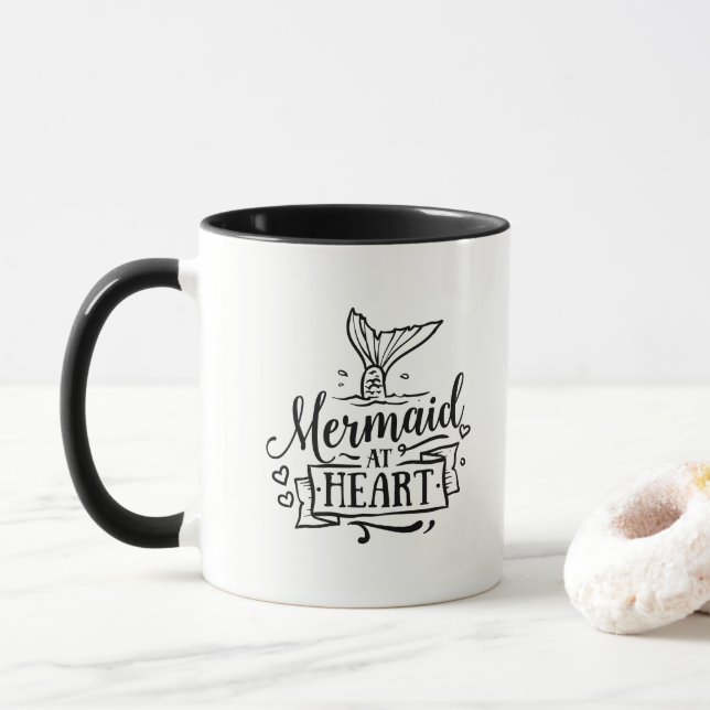 Combo Mug - Sirène au coeur (Avec donut)