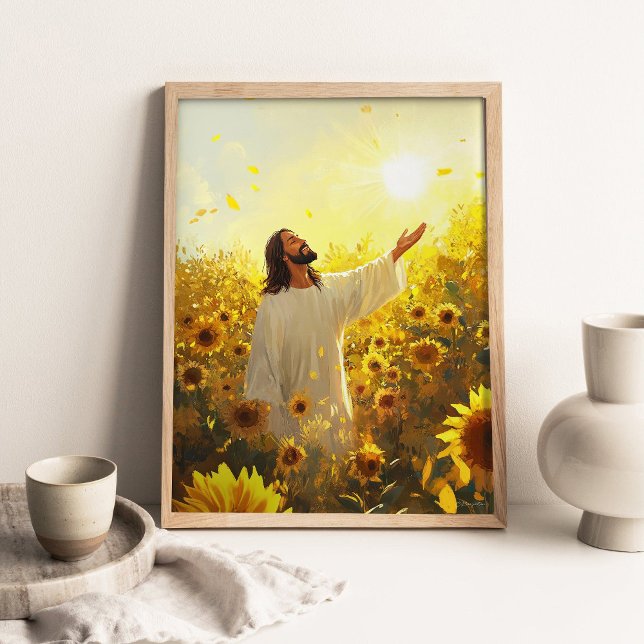 Come to His Light _ Sunflower Poster Bible Verse  (Créateur téléchargé)