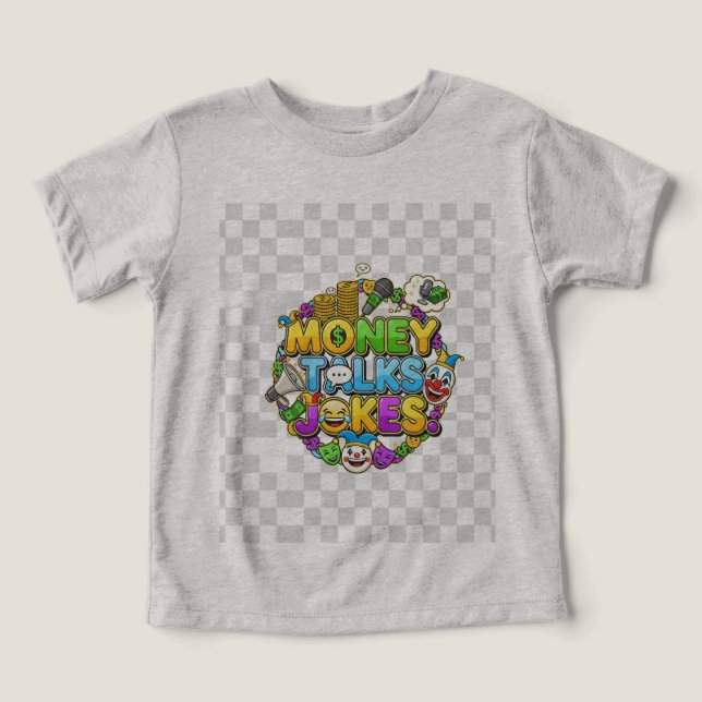 Comédie et blagues de Money Talks Cartoon vibrant  (Design Recto)