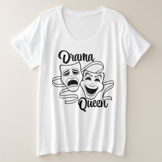 Comédie Et Tragédie Théâtre Masques Drama Queen Bl (Design devant)