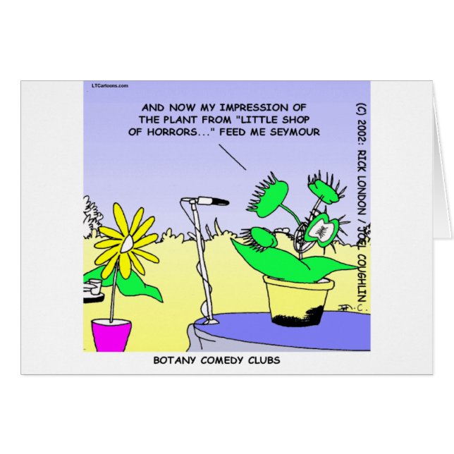 Comédiens humoristes de botanique drôles (Devant horizontal)